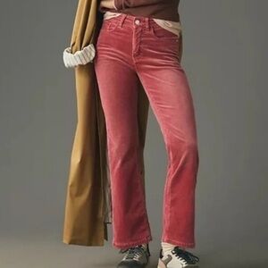 Anthropologie “Yaya” Corduroy Pink Pant